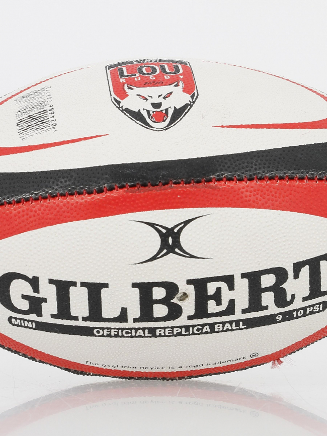 Ballon de rugby replica mini lou rugby blanc - Gilbert