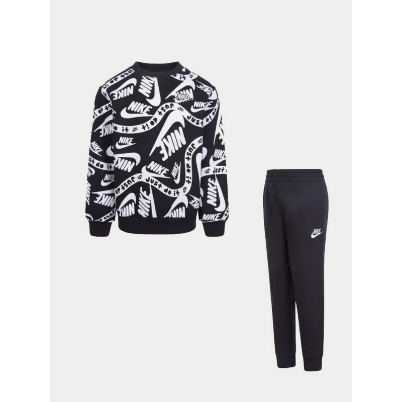Ensemble de survêtement logo noir enfant - Nike