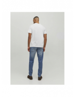 T-shirt organic basic col v blanc homme - Jack & Jones