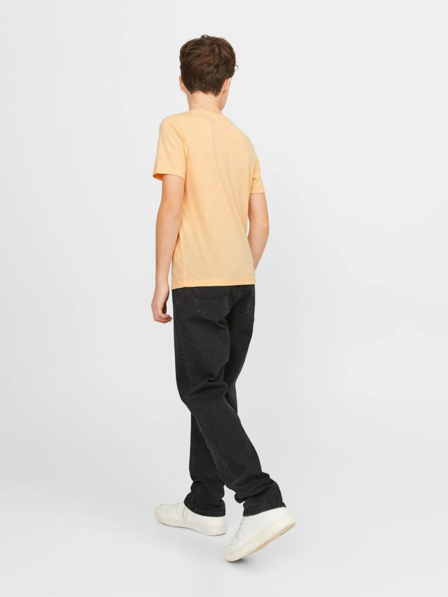 T-shirt logo orange junior - Jack & Jones