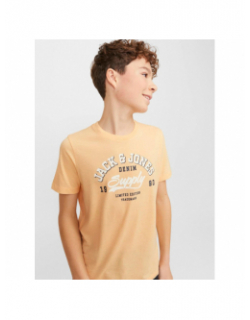 T-shirt logo orange junior - Jack & Jones