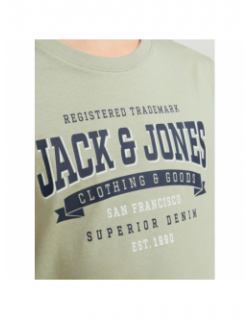 T-shirt à logo vert garçon - Jack & Jones