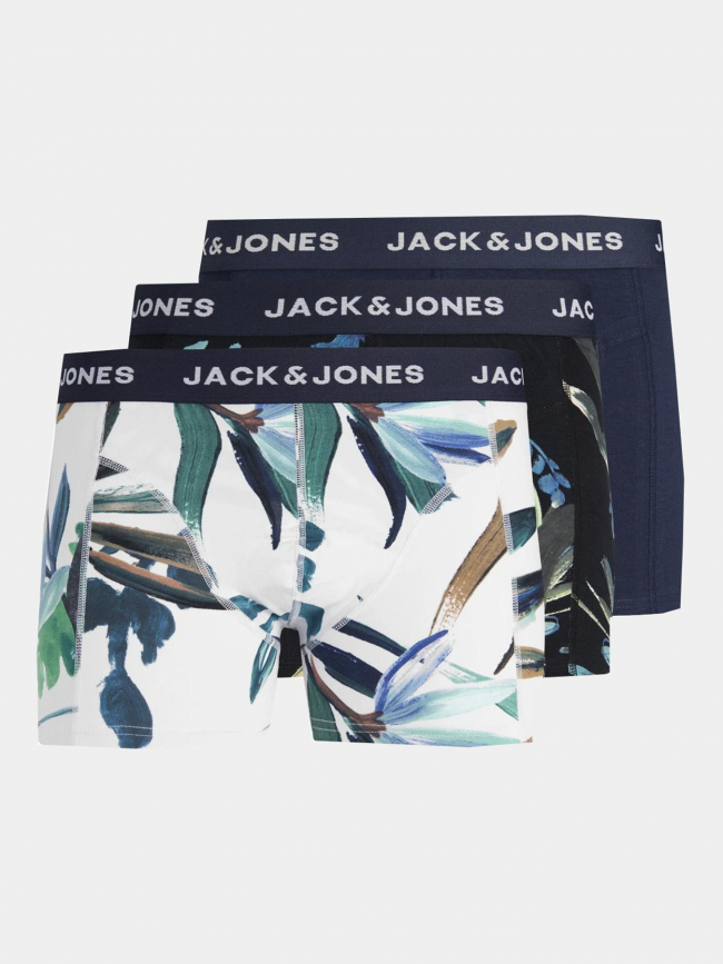 Pack 3 boxers louis bleu marine homme - Jack & Jones