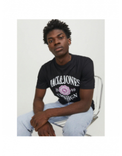 T-shirt originals noir et rose homme - Jack & Jones