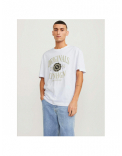 T-shirt logo originals doré blanc homme - Jack & Jones