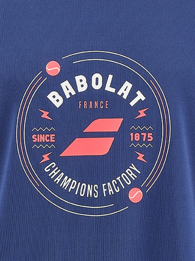 T-shirt de tennis graphique bleu marine homme - Babolat