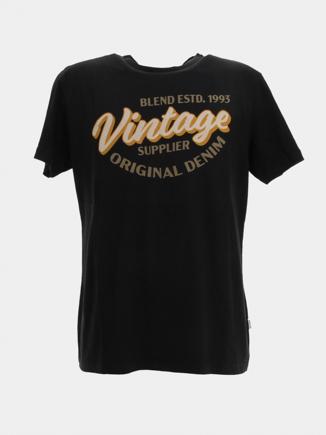 T-shirt vintage logo noir homme - Blend