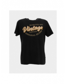 T-shirt vintage logo noir homme - Blend