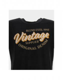 T-shirt vintage logo noir homme - Blend