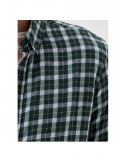 Chemise slim fit à carreaux vert homme - Blend