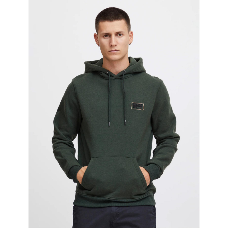 Sweat à capuche regular fit vert homme - Blend