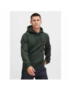 Sweat à capuche regular fit vert homme - Blend