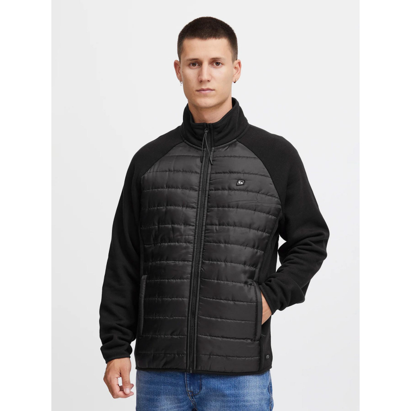 Veste outerwear bi-matière noir homme - Blend