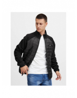 Veste outerwear bi-matière noir homme - Blend