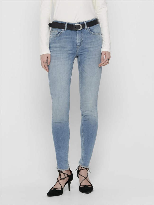 Jean blush life skinny bleu femme - Only