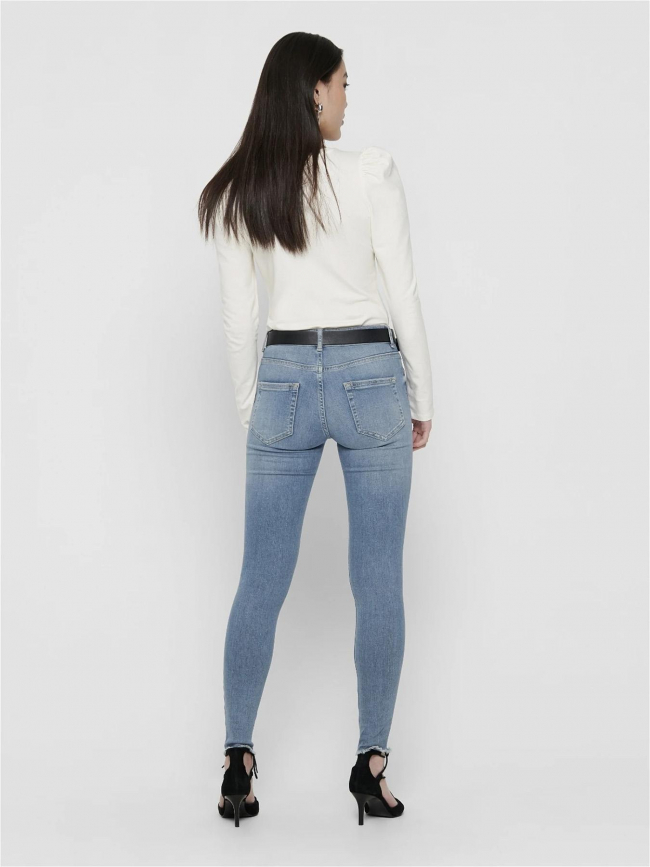 Jean blush life skinny bleu femme - Only