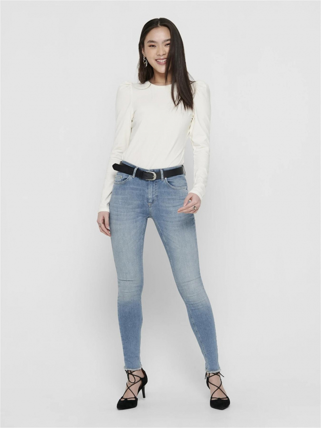 Jean blush life skinny bleu femme - Only