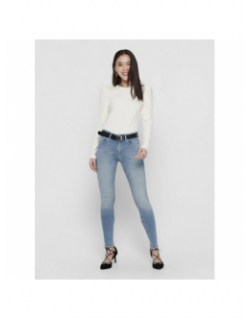 Jean blush life skinny bleu femme - Only