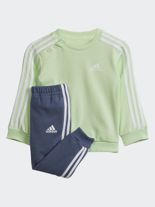 Ensemble de survêtement 3S bleu vert enfant - Adidas