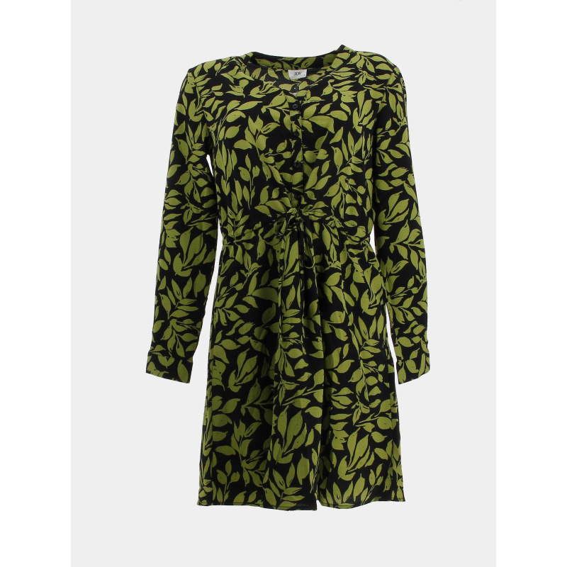 Robe courte piper floral vert femme - Jacqueline De Yong