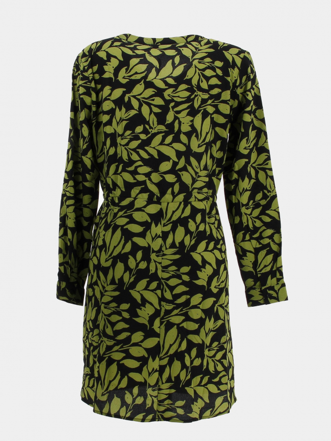 Robe courte piper floral vert femme - Jacqueline De Yong