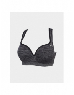 Brassière de sport martine seam gris anthracite femme - Only