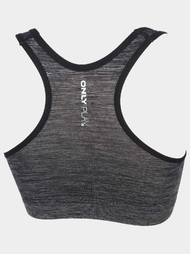 Brassière de sport martine seam gris anthracite femme - Only