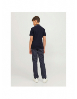 Polo blushield garçon bleu marine - Jack & Jones