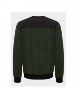 Sweat polaire à poche vert homme - Blend