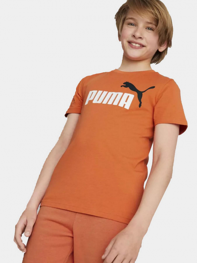 T-shirt essential logo orange garçon - Puma