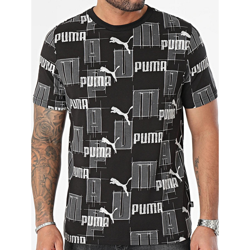 T-shirt essentiel logo noir homme - Puma