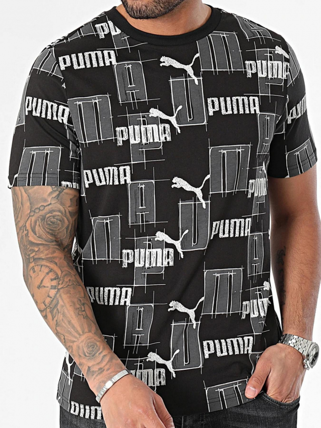 T-shirt essentiel logo noir homme - Puma