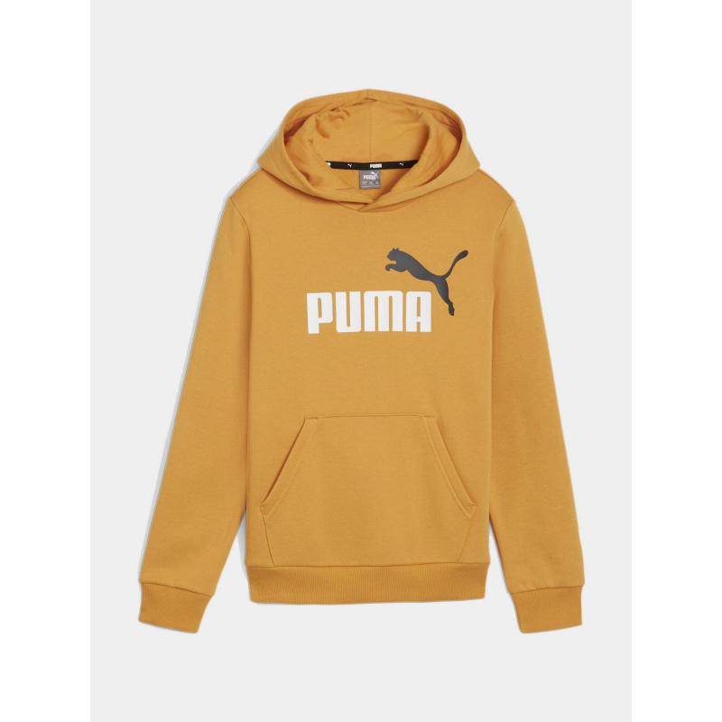 Sweat à capuche essential +2 fleece orange garçon - Puma