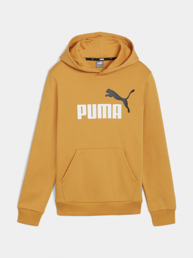 Sweat à capuche essential +2 fleece orange garçon - Puma