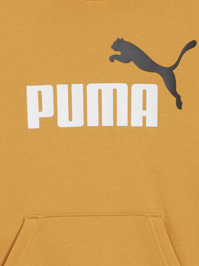 Sweat à capuche essential +2 fleece orange garçon - Puma