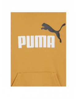 Sweat à capuche essential +2 fleece orange garçon - Puma