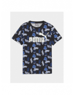 T-shirt essential graphique année 90 noir garçon - Puma