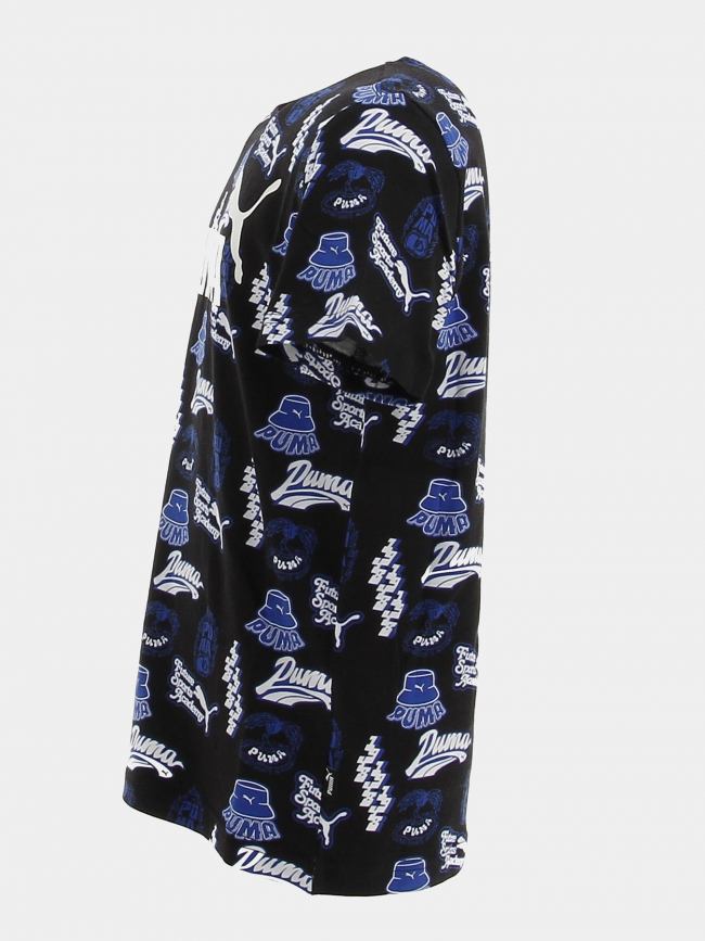 T-shirt essential graphique année 90 noir garçon - Puma