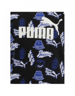 T-shirt essential graphique année 90 noir garçon - Puma
