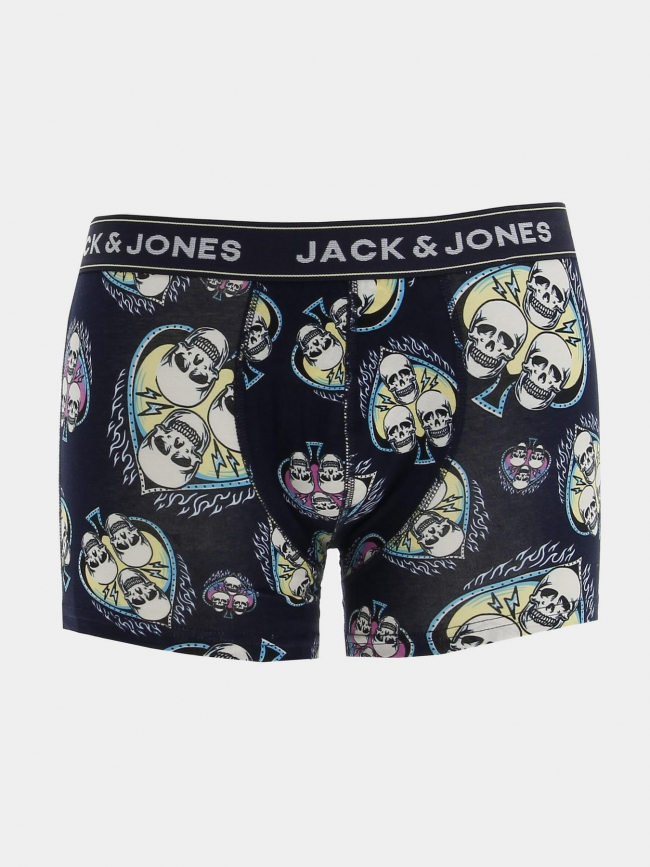 Pack de 2 boxers triple skull trunks bleu marine homme - Jack & Jones