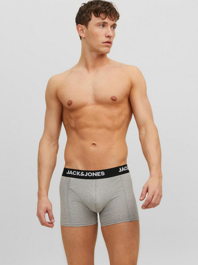 Pack 3 boxers anthony noir bleu gris homme - Jack & Jones