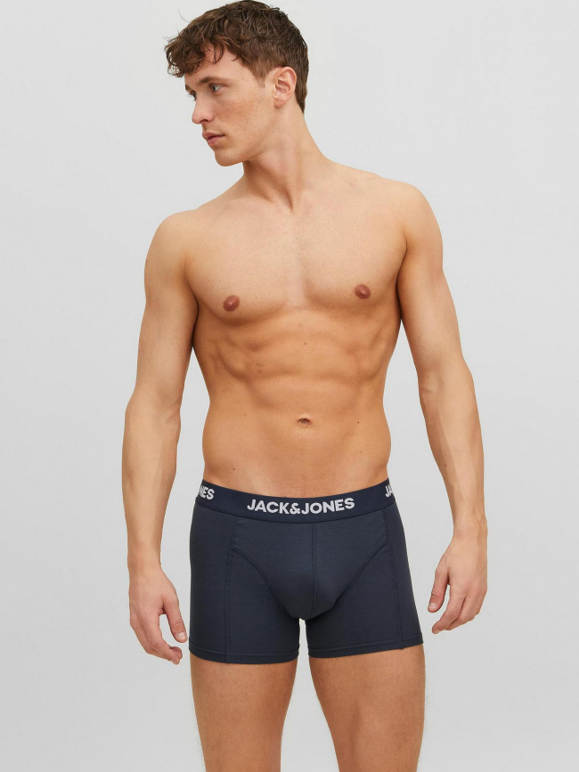 Pack 3 boxers anthony noir bleu gris homme - Jack & Jones