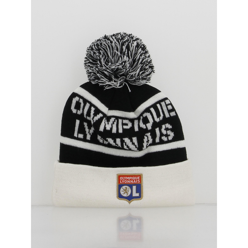 Bonnet olympique lyonnais noir blanc - OL