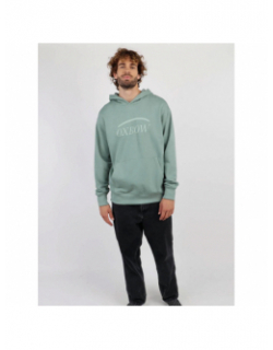 Sweat à capuche corporate vert d'eau homme - Oxbow