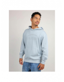 Sweat à capuche corporate bleu ciel homme - Oxbow
