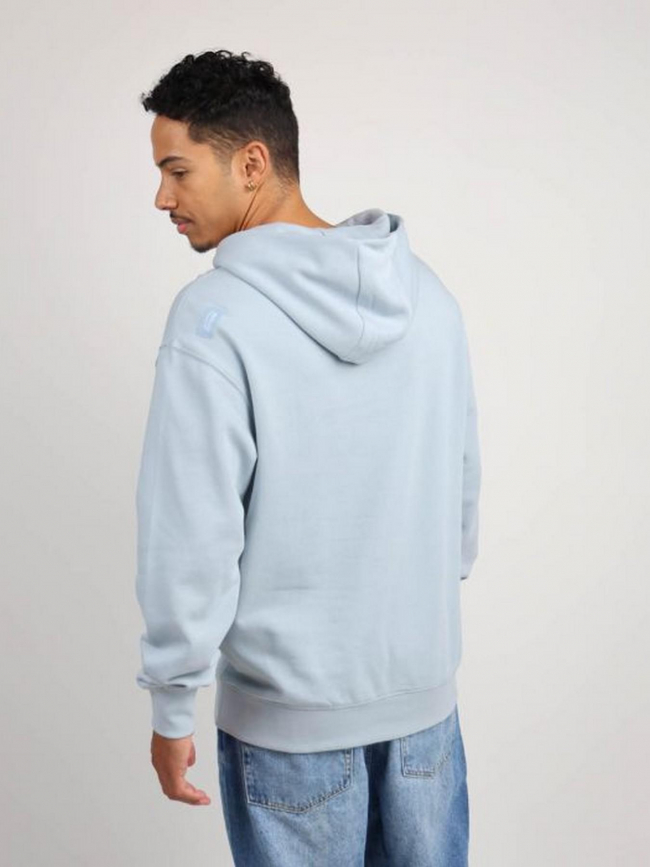 Sweat à capuche corporate bleu ciel homme - Oxbow