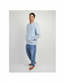 Sweat à capuche corporate bleu ciel homme - Oxbow