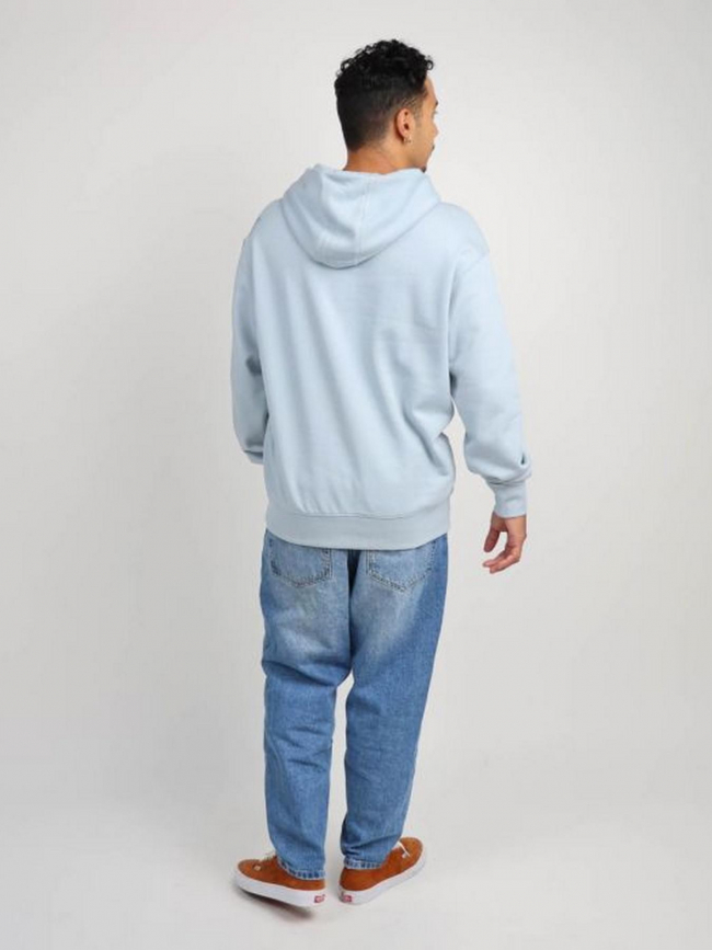 Sweat à capuche corporate bleu ciel homme - Oxbow