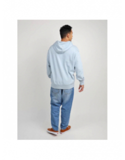 Sweat à capuche corporate bleu ciel homme - Oxbow