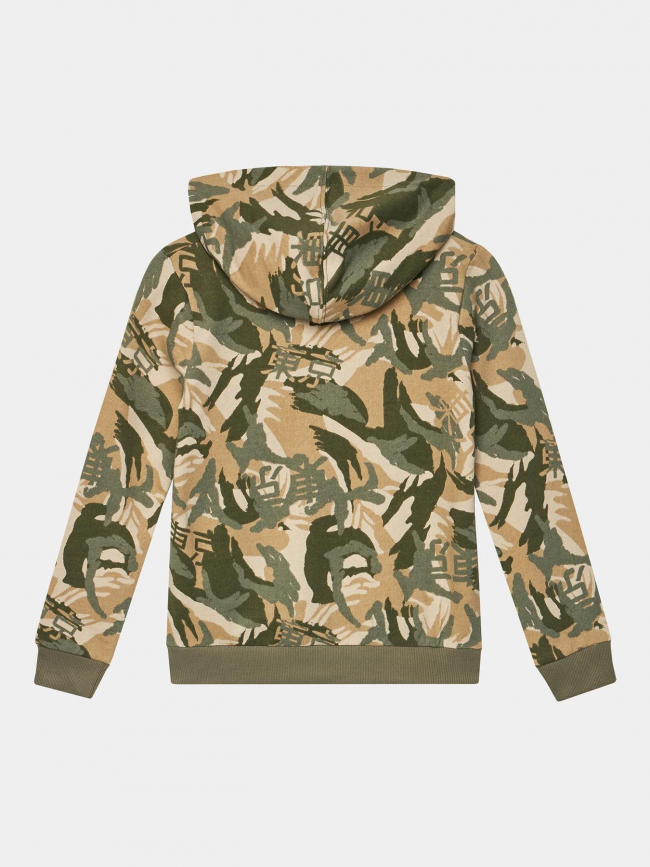 Sweat à capuche active camouflage enfant - Guess